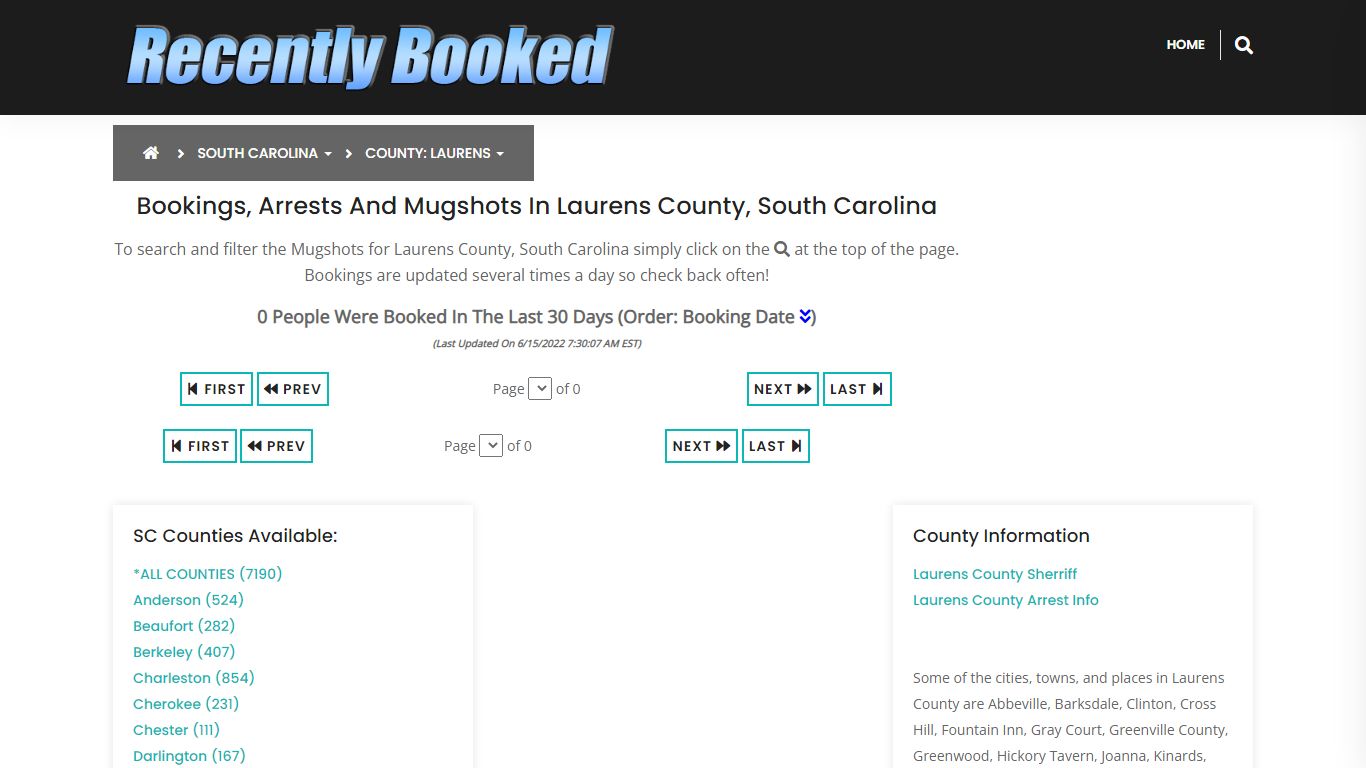 Recent bookings, Arrests, Mugshots in Laurens County ...